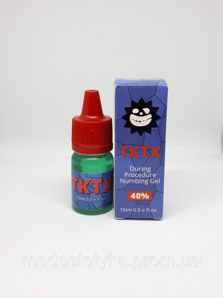 Вторинний гель-анестетик ТКТХ 40%, 15 ml (lidocaine 6%, tetracaine 3%, epinephrine 0,2%)