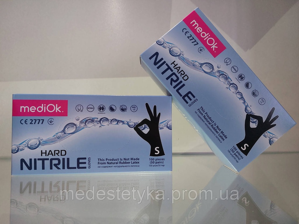 Рукавички mediOk BLACK,колір чорний, розмір S