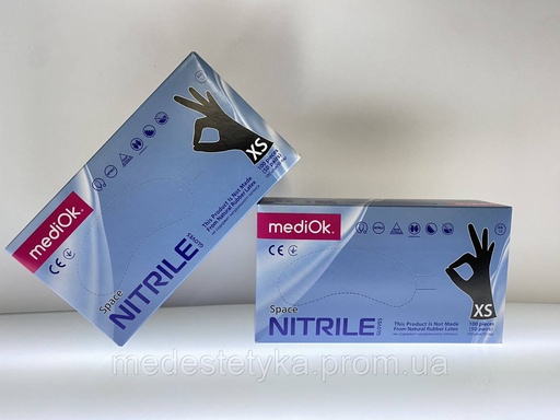 [Ruk01] Рукавички mediOk BLACK, колір чорний,  розмір XS
