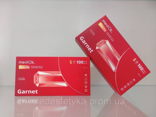 [Ruk11] Рукавички mediOk. GARNET, колір червоний, розмір S