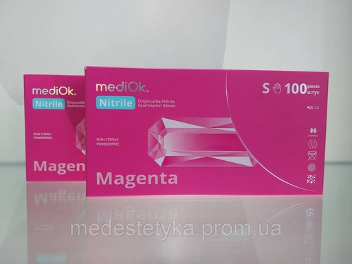 [Ruk12] Рукавички mediOk. MAGENTA, колір яскраво рожевий, розмір S