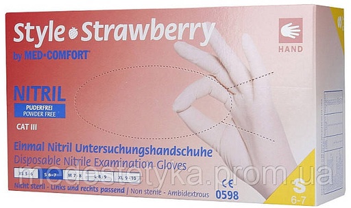 [Ruk40] Рукавички Style Strawberry S