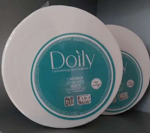 [Om36] Папір для депіляції в рулоні, 7 см х 50м Білий ТМ Doily